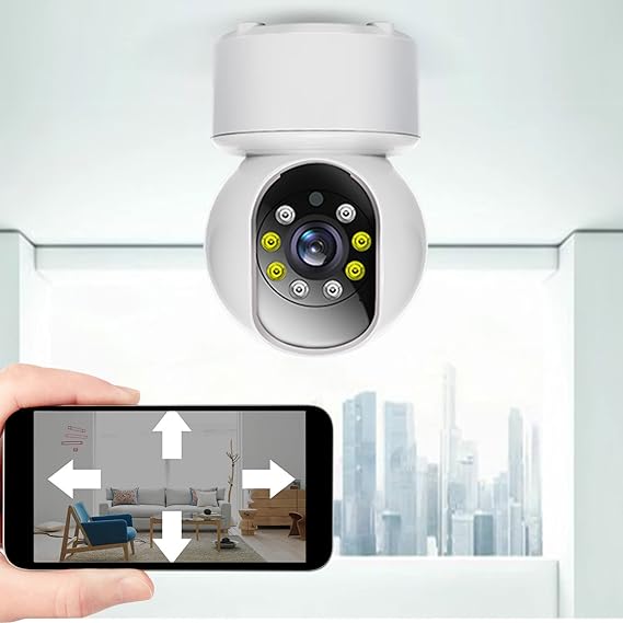 2MP HD WiFi Home Security Dual-Band WiFi Motion Detection Color Night Vision 2-Way Audio Camera