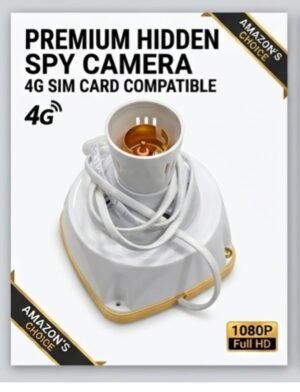 Bluelex 4G SIM Card Supported Hidden Spy Camera Bulb – 1080P Full HD
